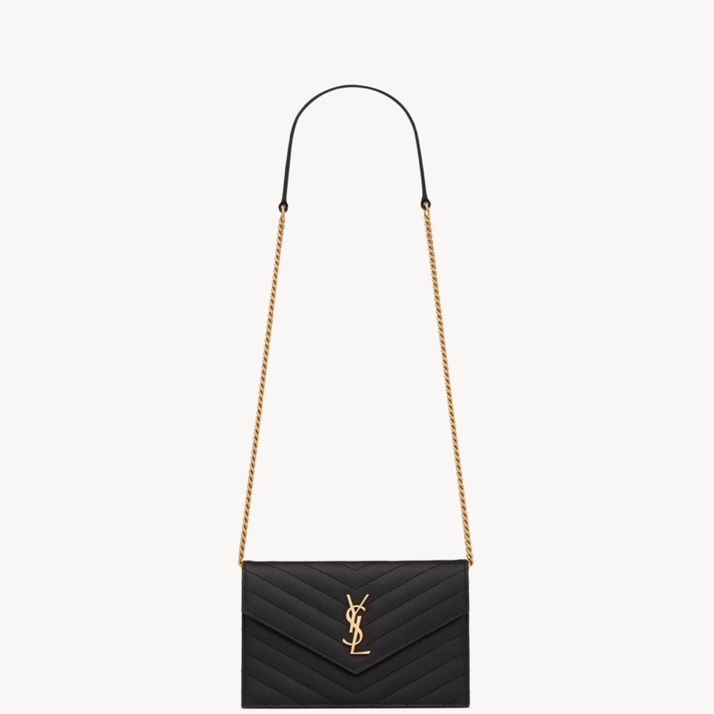 YSL envelope chain wallet